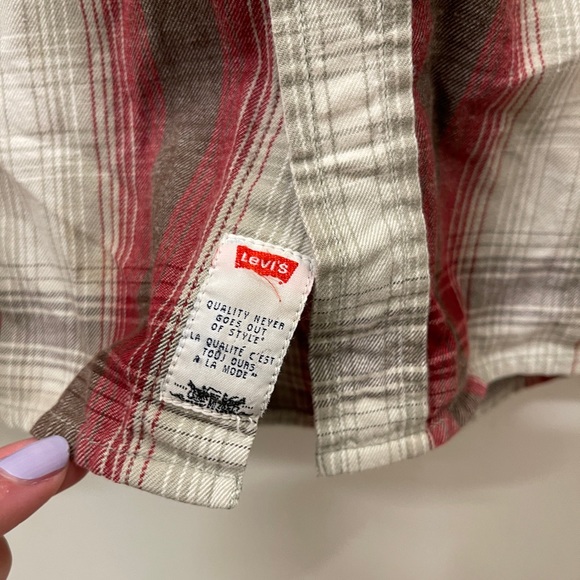 Men’s  Vintage Levi Orange Tab button up Large 🍊Unisex - Picture 4 of 4